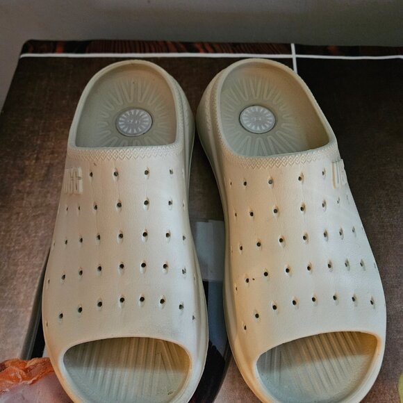 UGG Slide It Sandal Slip-On Casual Bone Tan Sea Salt 1137973 Men\'s Size 10 main image 5